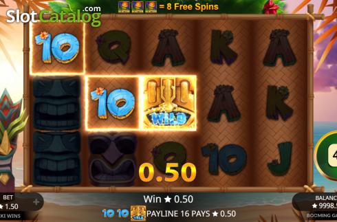Οθόνη3. Tiki Wins Κουλοχέρης