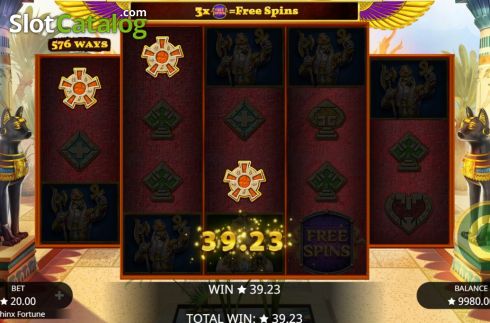 Οθόνη4. Sphinx Fortune Κουλοχέρης 