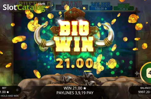 Οθόνη5. Buffalo Hold and Win Κουλοχέρης