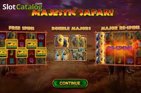 Οθόνη2. Majestic Safari Κουλοχέρης