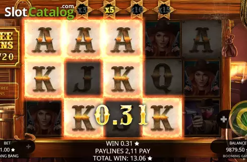 Οθόνη9. Bang Bang (Booming Games) Κουλοχέρης