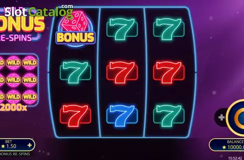 Οθόνη2. Wild Bonus Re-Spins Κουλοχέρης