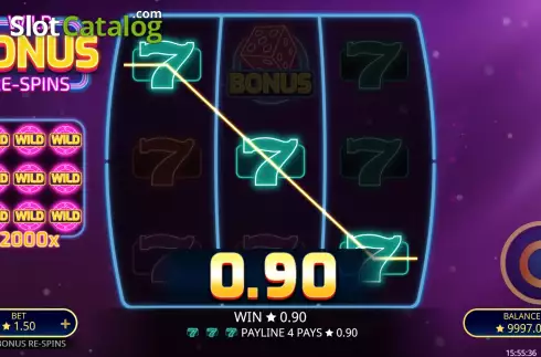 Οθόνη3. Wild Bonus Re-Spins Κουλοχέρης