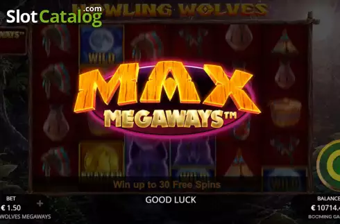 Οθόνη3. Howling Wolves Megaways Κουλοχέρης 