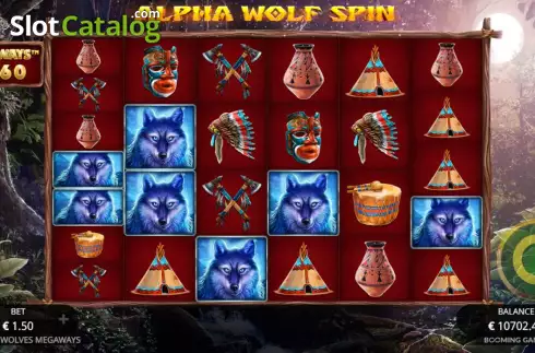 Οθόνη4. Howling Wolves Megaways Κουλοχέρης 