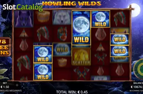 Οθόνη7. Howling Wolves Megaways Κουλοχέρης 