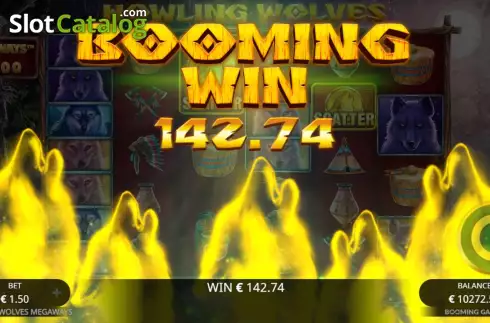Οθόνη9. Howling Wolves Megaways Κουλοχέρης 