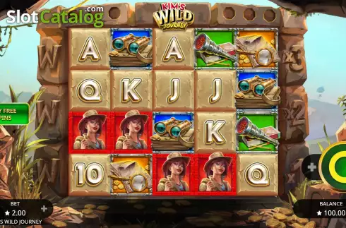 Οθόνη3. Kim's Wild Journey Κουλοχέρης