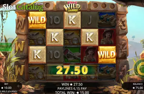 Οθόνη5. Kim's Wild Journey Κουλοχέρης
