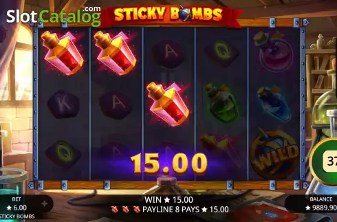 Οθόνη2. Sticky Bombs Κουλοχέρης