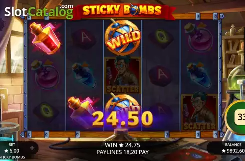 Οθόνη3. Sticky Bombs Κουλοχέρης