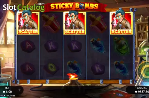 Οθόνη5. Sticky Bombs Κουλοχέρης