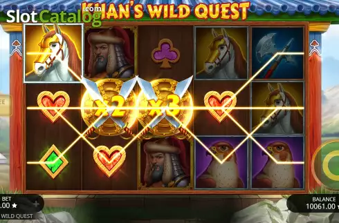 Οθόνη3. Khan's Wild Quest Κουλοχέρης