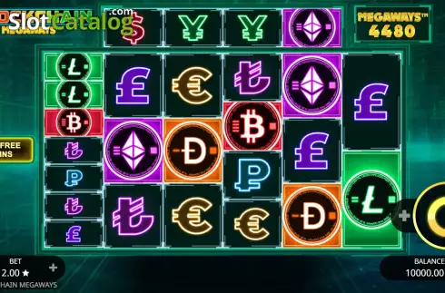 Οθόνη3. Blockchain Megaways Κουλοχέρης
