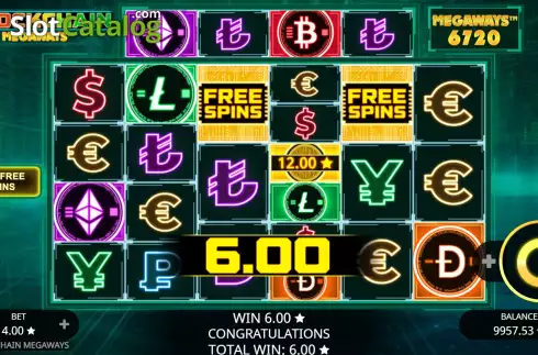 Οθόνη4. Blockchain Megaways Κουλοχέρης