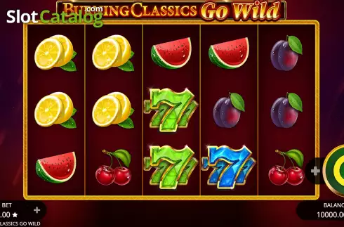 Οθόνη2. Burning Classics Go Wild Κουλοχέρης