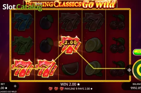 Οθόνη5. Burning Classics Go Wild Κουλοχέρης