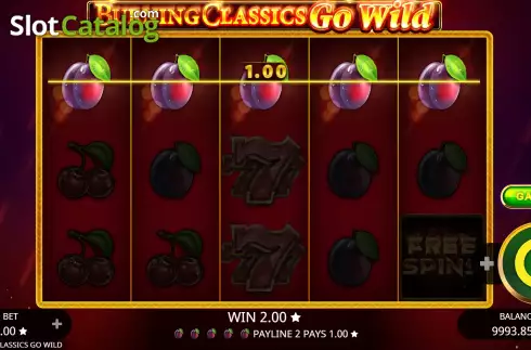 Οθόνη6. Burning Classics Go Wild Κουλοχέρης