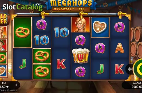 Οθόνη3. Megahops Megaways Κουλοχέρης