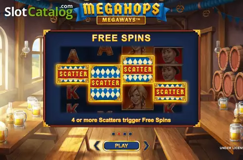 Οθόνη2. Megahops Megaways Κουλοχέρης