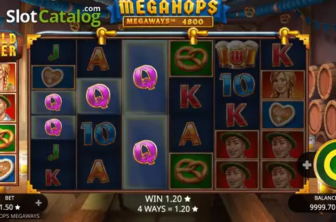 Οθόνη4. Megahops Megaways Κουλοχέρης