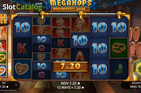 Οθόνη6. Megahops Megaways Κουλοχέρης