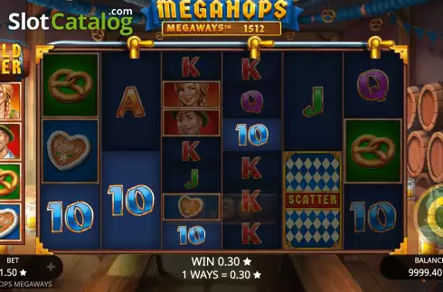 Οθόνη7. Megahops Megaways Κουλοχέρης