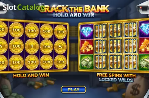 Οθόνη2. Crack the Bank Hold and Win Κουλοχέρης