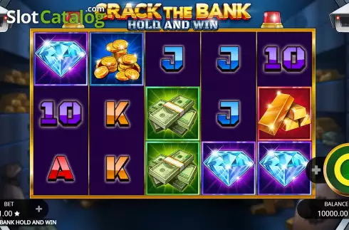 Οθόνη3. Crack the Bank Hold and Win Κουλοχέρης