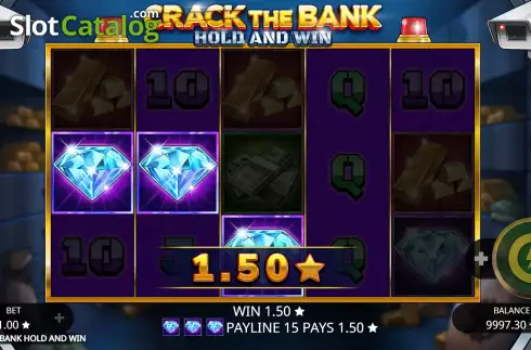 Οθόνη6. Crack the Bank Hold and Win Κουλοχέρης