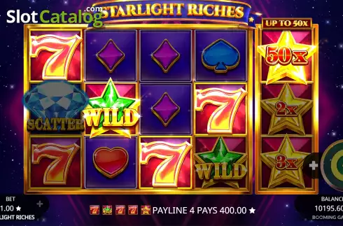 Οθόνη5. Starlight Riches Κουλοχέρης