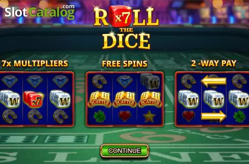 Οθόνη2. Roll the Dice (Booming Games) Κουλοχέρης