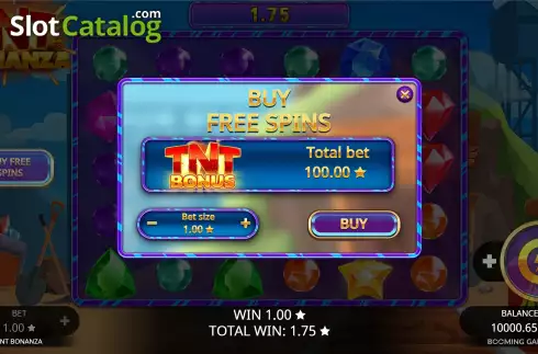 Οθόνη6. TNT Bonanza Κουλοχέρης