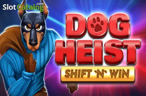 Dog Heist Shift 'N' Win Λογότυπο Dog Heist Shift 'N' Win Λογότυπο