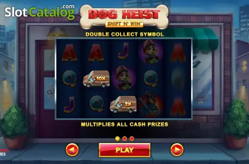 Οθόνη2. Dog Heist Shift 'N' Win Κουλοχέρης