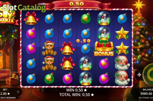Οθόνη3. Holly Jolly Bonanza Κουλοχέρης