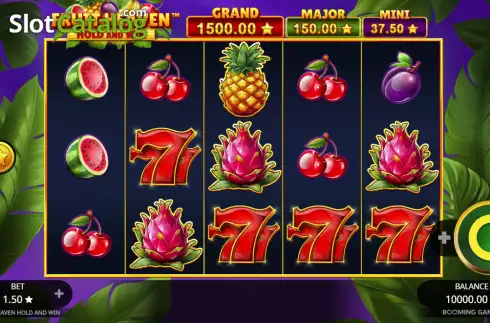 Οθόνη2. Fruit Heaven Hold and Win Κουλοχέρης
