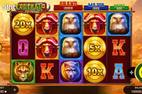 Οθόνη3. Buffalo Hold and Win Extreme Κουλοχέρης
