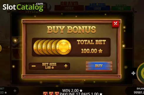Οθόνη6. Buffalo Hold and Win Extreme Κουλοχέρης