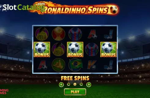 Οθόνη2. Ronaldinho Spins Κουλοχέρης