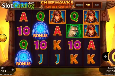 Οθόνη2. Chief Hawk's Spirit Walk Κουλοχέρης