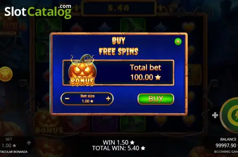 Οθόνη6. Spooktacular Bonanza Κουλοχέρης