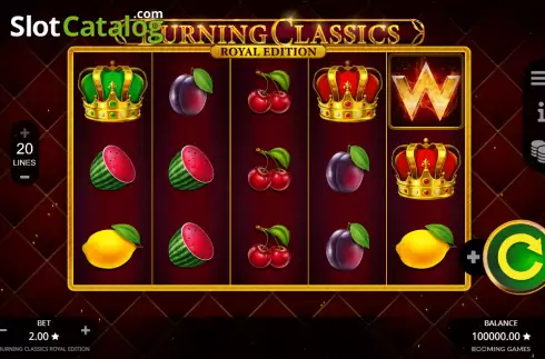 Οθόνη2. Burning Classics Royal Edition Κουλοχέρης