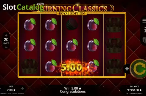 Οθόνη3. Burning Classics Royal Edition Κουλοχέρης