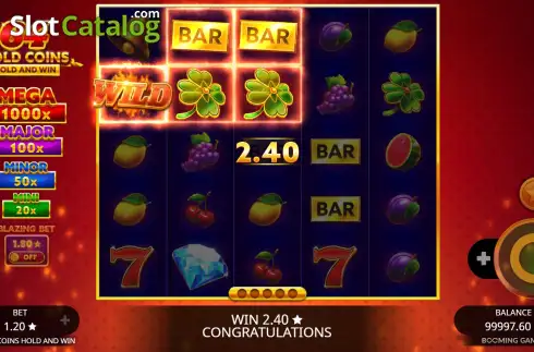 Οθόνη4. 64 Gold Coins Hold and Win Κουλοχέρης 