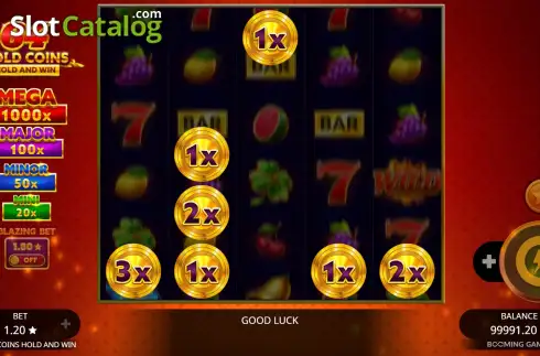 Οθόνη7. 64 Gold Coins Hold and Win Κουλοχέρης 