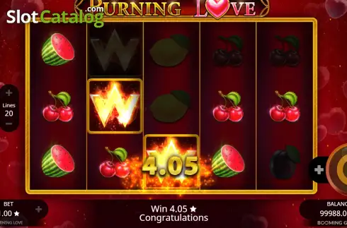 Οθόνη3. Burning Love Κουλοχέρης