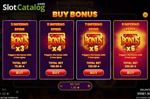 Οθόνη8. Inferno Fortune Power Hit Κουλοχέρης