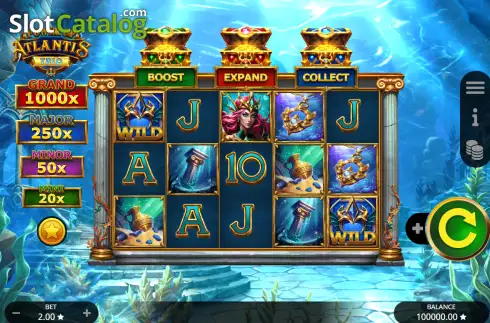 Οθόνη2. Power of Atlantis Trio Κουλοχέρης