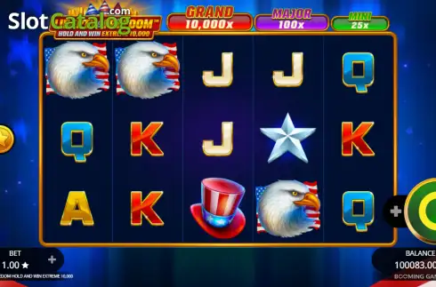 Οθόνη2. Liberty and Freedom Hold and Win Extreme 10,000 Κουλοχέρης